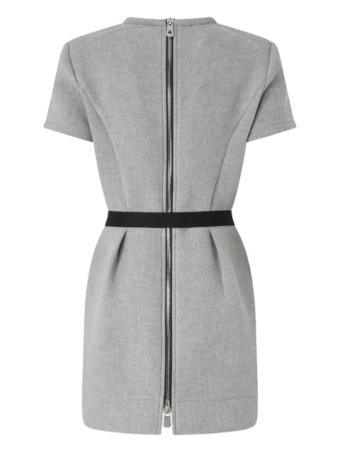 PINKO belted short-sleeve mini dress - Grey - zdjęcie produktu nr 2