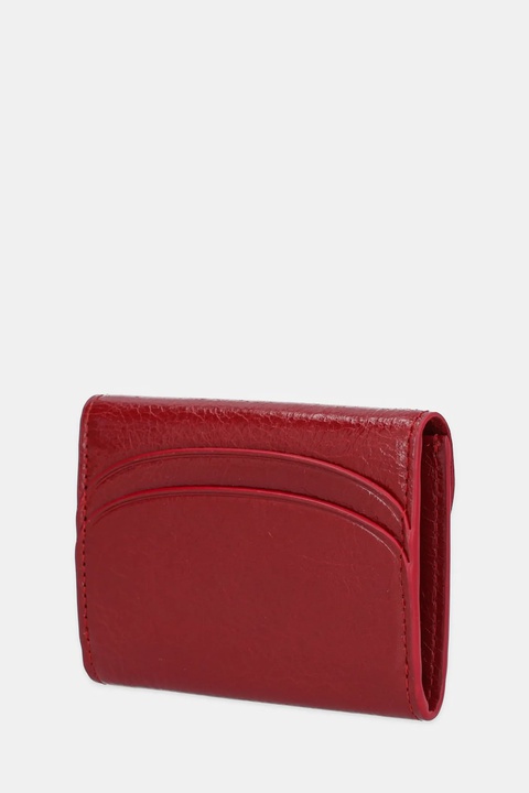 A.P.C. portfel skórzany buisness card holder geneve damski kolor czerwony PXCCK.F63349 - zdjęcie produktu nr 1
