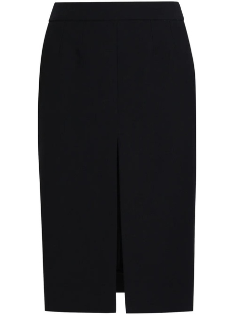 Dolce & Gabbana front-slit midi skirt - Black - zdjęcie produktu nr 1