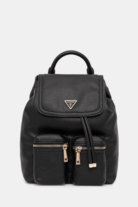 Guess plecak MANHATTAN damski kolor czarny mały gładki HWBG71 18310 - zdjęcie produktu nr 1
