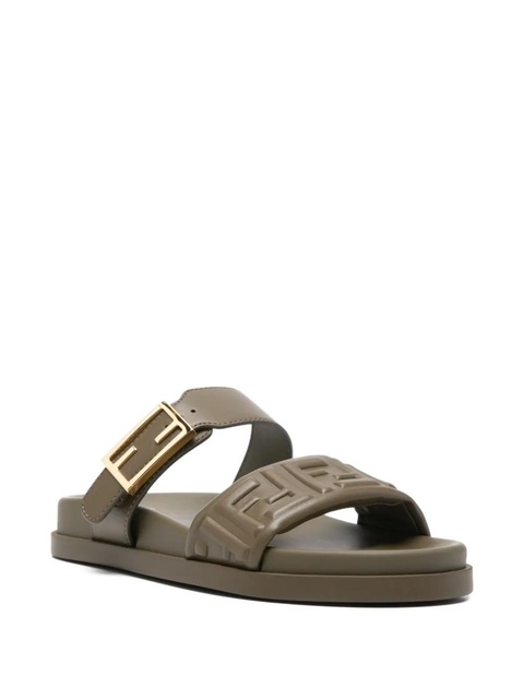 FENDI buckle embossed-FF sandals - Green - zdjęcie produktu nr 1