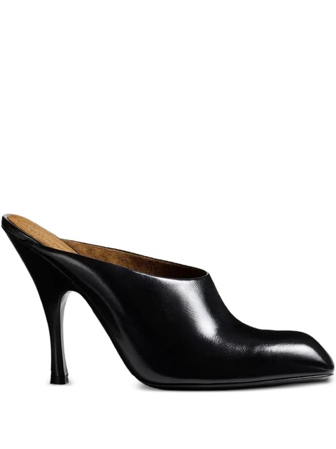 KHAITE 100mm Colt leather mules - Black - zdjęcie produktu nr 1