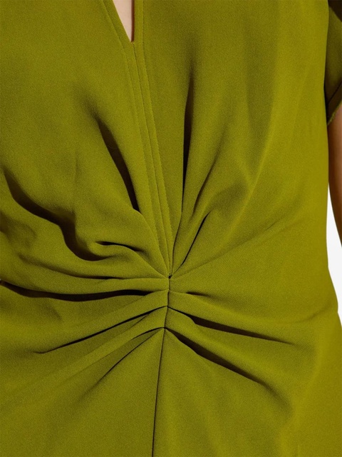 Victoria Beckham v-neck dress - Green - zdjęcie produktu nr 1