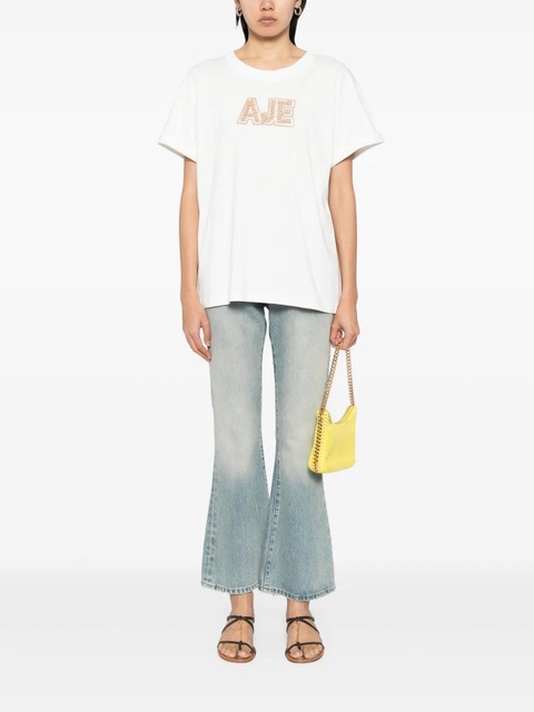 Aje devotion braided logo T-shirt - White - zdjęcie produktu nr 2