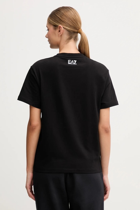 EA7 Emporio Armani t-shirt bawełniany damski kolor czarny AF10201.7W000186 - zdjęcie produktu nr 2