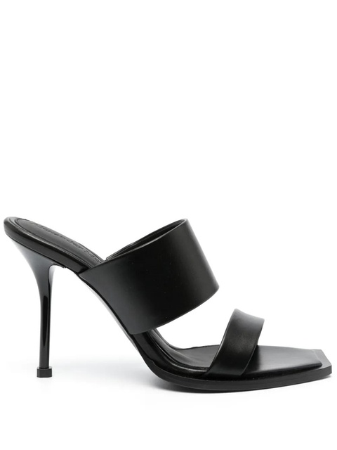 Alexander McQueen 105mm leather sandals - Black - zdjęcie produktu nr 1