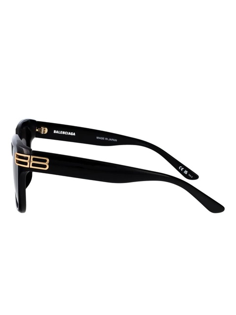 Balenciaga Eyewear BB-logo square-frame sunglasses - Black - zdjęcie produktu nr 2