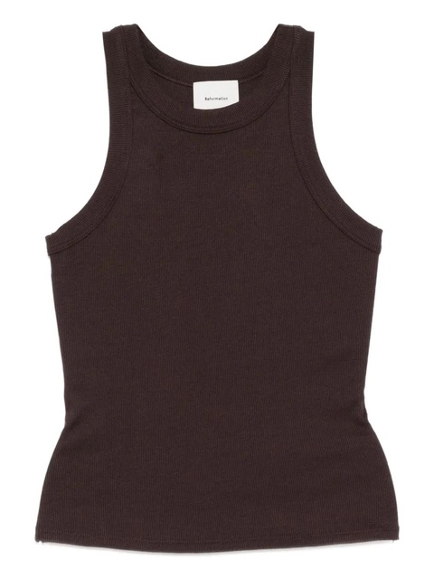 Reformation Tasha tank top - Brown - zdjęcie produktu nr 1