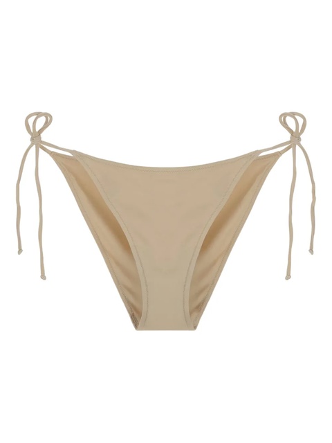 MC2 Saint Barth logo-patch bikini briefs - Neutrals - zdjęcie produktu nr 1