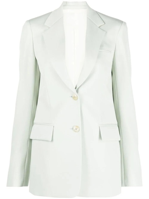 Lanvin single-breasted virgin wool blazer - Green - zdjęcie produktu nr 1