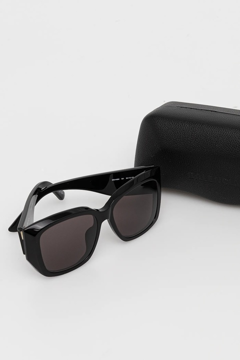 Balenciaga okulary przeciwsłoneczne damskie kolor czarny BB0445SK - zdjęcie produktu nr 1