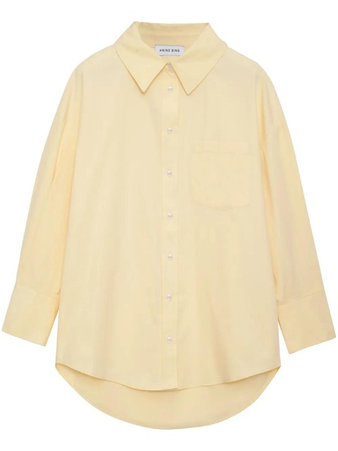 ANINE BING Mika long-sleeve shirt - Yellow - zdjęcie produktu nr 1