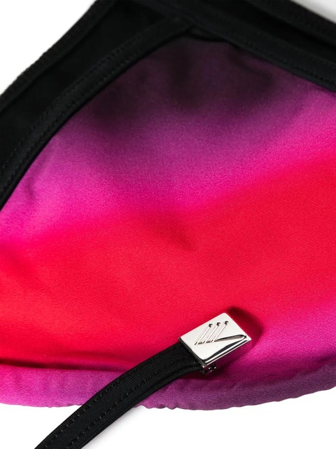 The Attico gradient-effect bikini - Black - zdjęcie produktu nr 1