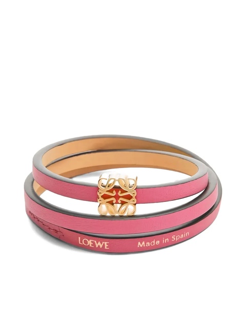 LOEWE Twist leather bracelet - Pink - zdjęcie produktu nr 2
