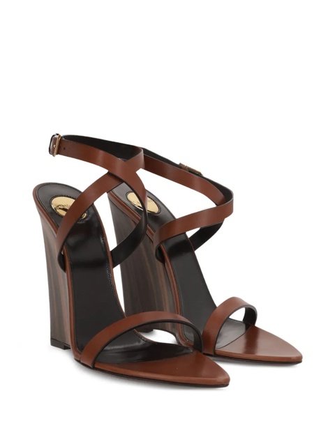 Saint Laurent 110mm May sandals - Brown - zdjęcie produktu nr 2