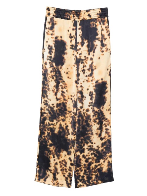 Victoria Beckham elasticated-waist printed trousers - Yellow - zdjęcie produktu nr 1