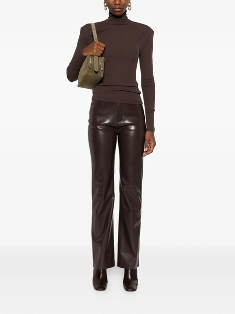 Nanushka turtleneck top - Brown - zdjęcie produktu nr 1