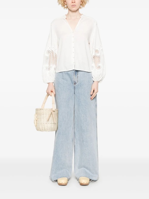 Maje linen shirt - White - zdjęcie produktu nr 2