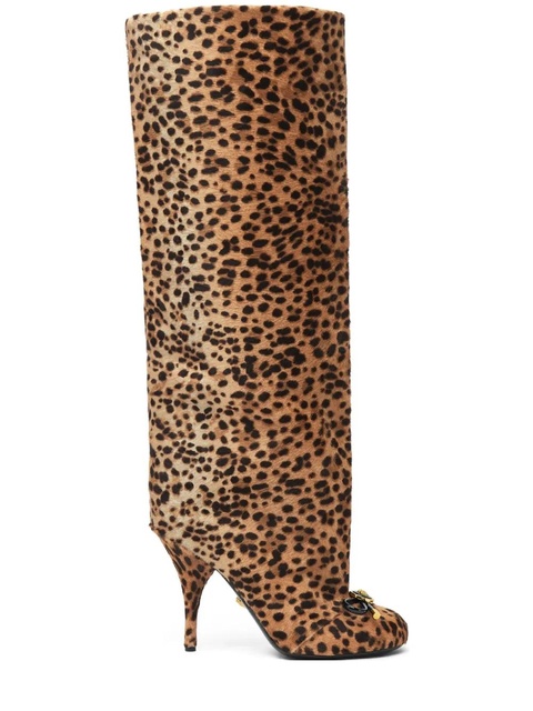 Versace 105mm Opera Bow knee-high boots - Neutrals - zdjęcie produktu nr 1