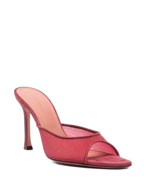 Amina Muaddi 95mm Alexia mules - Red - zdjęcie produktu nr 2