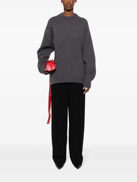 Jil Sander crew-neck wool jumper - Grey - zdjęcie produktu nr 2