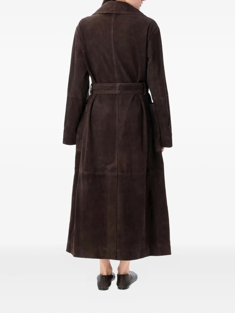 Róhe belted suede coat - Brown - zdjęcie produktu nr 2