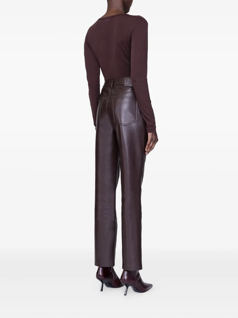 ANINE BING Sylvie long-sleeve T-shirt - Brown - zdjęcie produktu nr 2