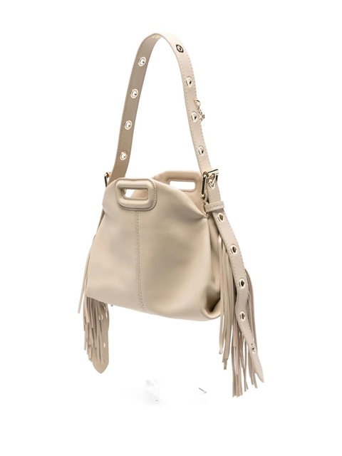 Maje mini Miss M fringed shoulder bag - Neutrals - zdjęcie produktu nr 2