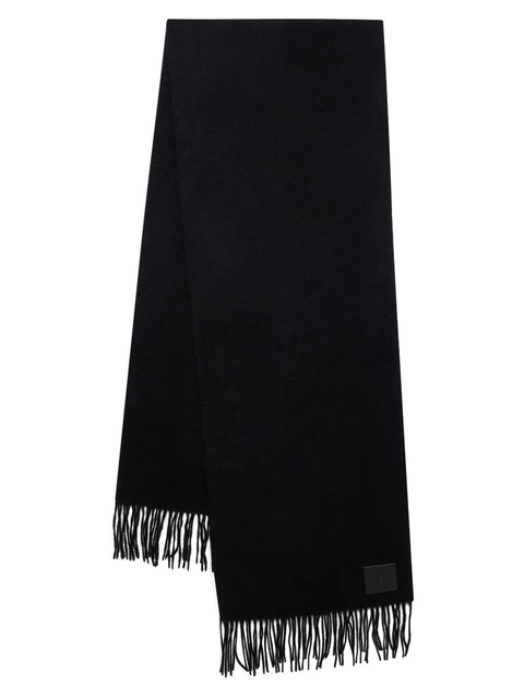 ANINE BING Augustina fringed wool scarf - Black - zdjęcie produktu nr 2