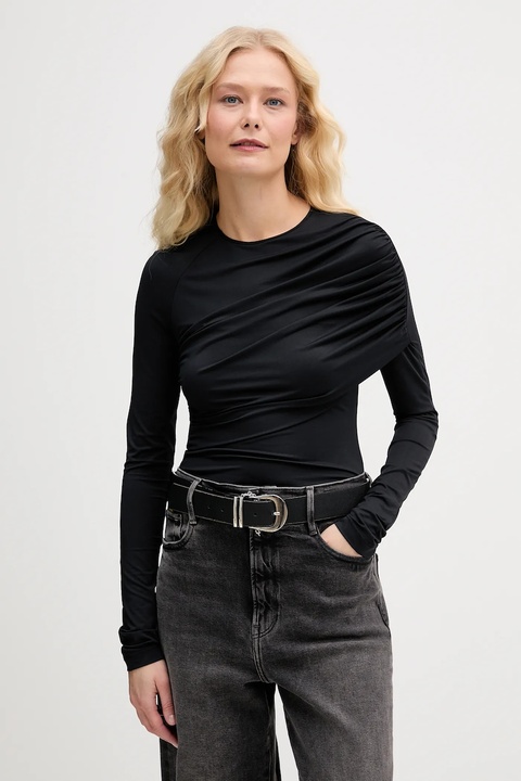 Aniye By longsleeve damskie kolor czarny 181150 - zdjęcie produktu nr 1