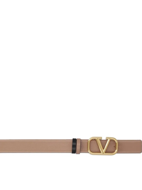 Valentino Garavani V-logo Signature reversible leather belt - Brown - zdjęcie produktu nr 2