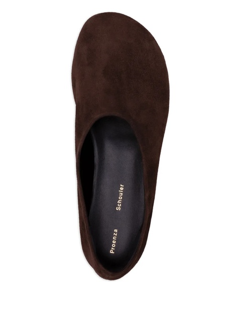 Proenza Schouler Glove suede-leather flats - Brown - zdjęcie produktu nr 2