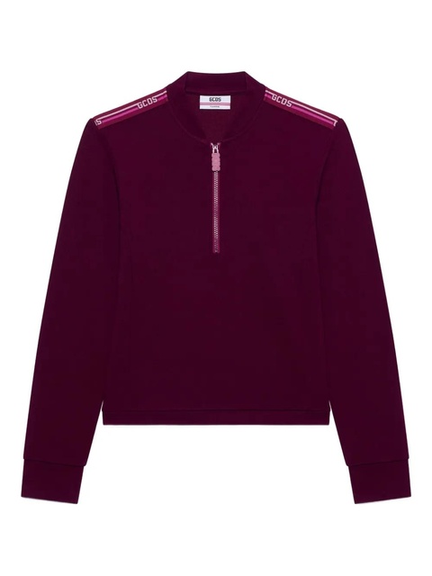 GCDS zip detail sweatshirt - Red - zdjęcie produktu nr 1