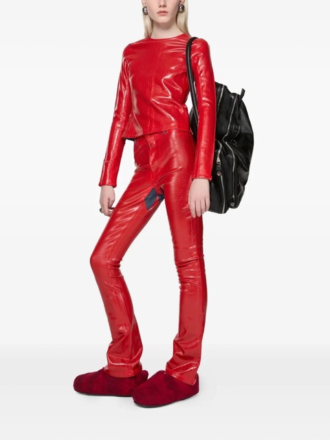 Acne Studios long-sleeve zipped top - Red - zdjęcie produktu nr 2