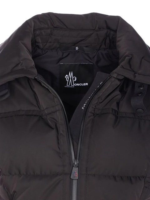 Moncler Grenoble polo-collar padded gilet - Black - zdjęcie produktu nr 2