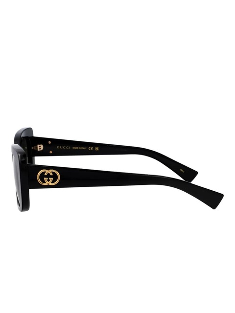 Gucci Eyewear low-nose bridge sunglasses - Black - zdjęcie produktu nr 2