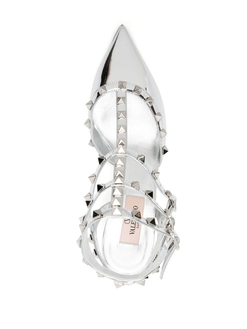 Valentino Garavani 70mm Rockstud pumps - Silver - zdjęcie produktu nr 2