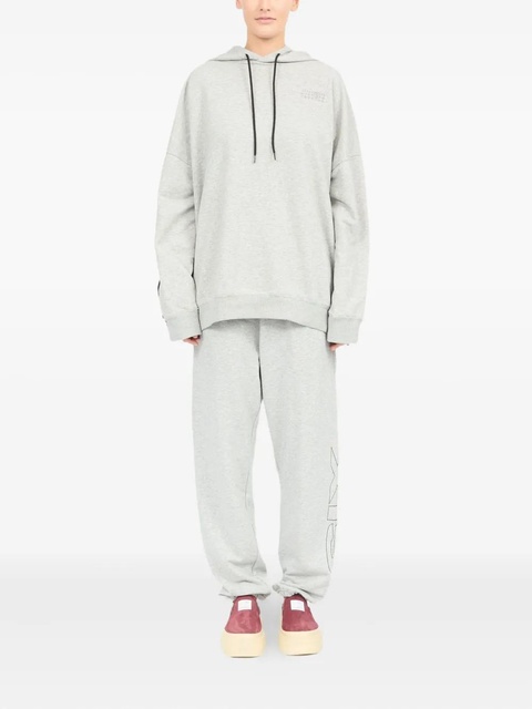 MM6 Maison Margiela numbers-motif hoodie - Grey - zdjęcie produktu nr 2