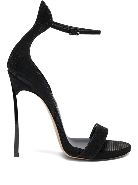 Casadei 120mm ankle-strap heeled sandals - Black - zdjęcie produktu nr 2