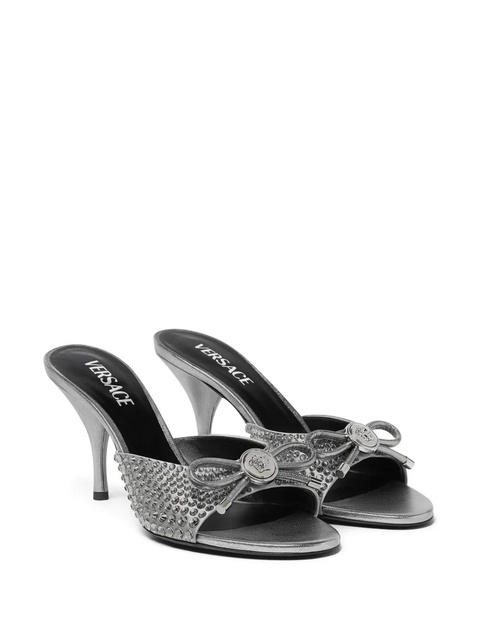 Versace 85mm leather mules - Silver - zdjęcie produktu nr 2
