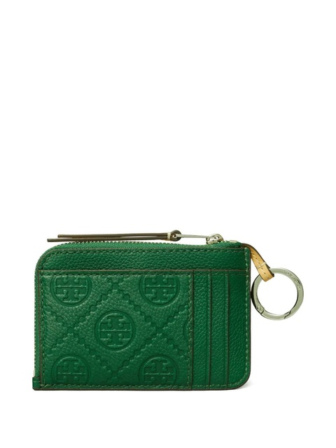 Tory Burch pebble envelope zip wallet - Green - zdjęcie produktu nr 1