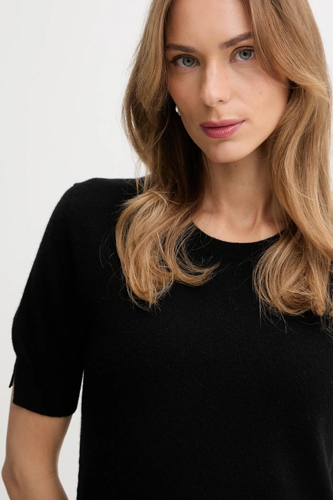 United Colors of Benetton sweter damski kolor czarny lekki 1002D10D2 - zdjęcie produktu nr 2