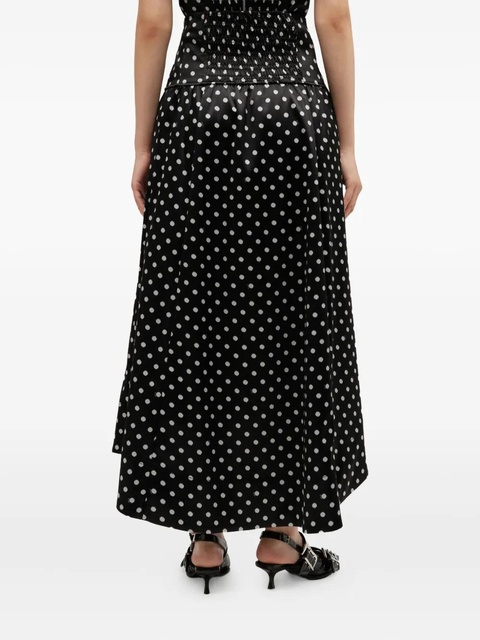 GANNI polka-dot skirt - Black - zdjęcie produktu nr 2