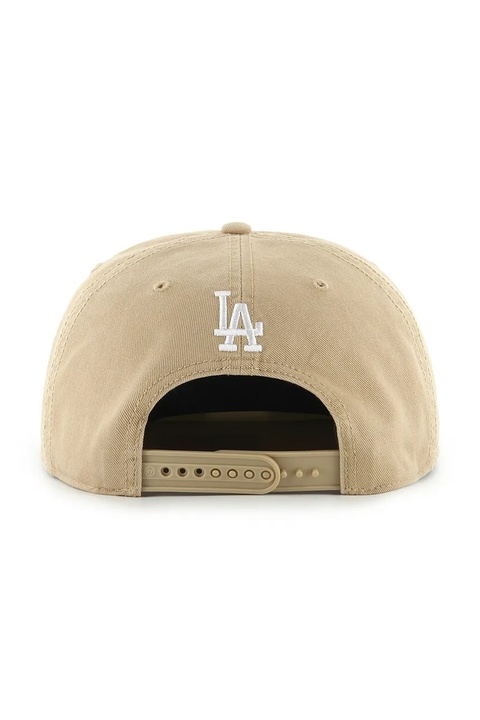 47 brand czapka z daszkiem bawełniana MLB Los Angeles Dodgers kolor zielony B-CARRL12GWP-KH - zdjęcie produktu nr 2
