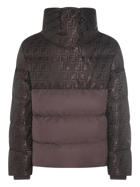 FENDI FF puffer jacket - Brown - zdjęcie produktu nr 2