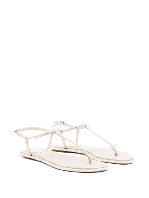 René Caovilla Diana embellished-strap sandals - Neutrals - zdjęcie produktu nr 1