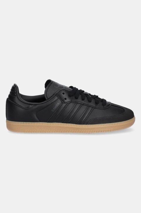 adidas Originals sneakersy skórzane Samba OG damskie kolor czarny JS2762 - zdjęcie produktu nr 2