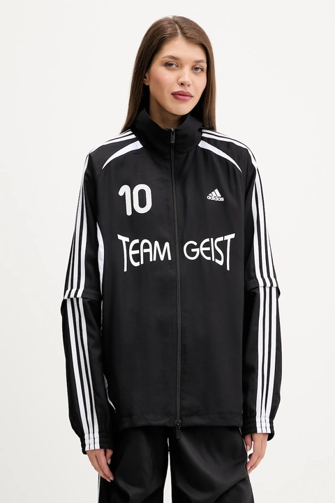 adidas Originals bluza Ovzd Tracktop damska kolor czarny z nadrukiem KE7569 - zdjęcie produktu nr 1
