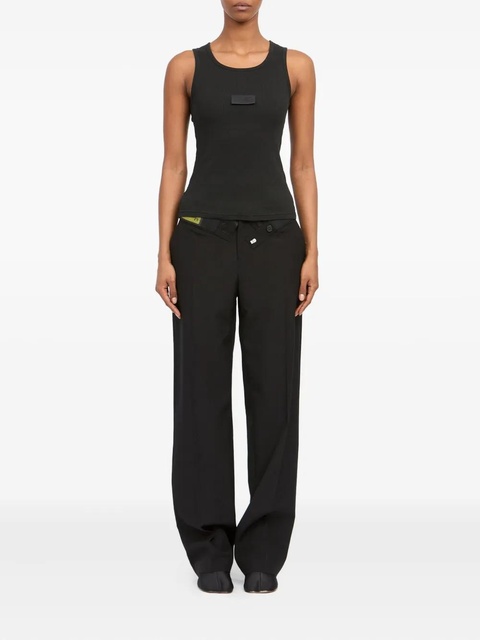 MM6 Maison Margiela plaque tank top - Black - zdjęcie produktu nr 2