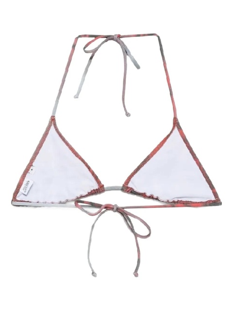 Jean Paul Gaultier Blurry Roses bikini top - Red - zdjęcie produktu nr 1